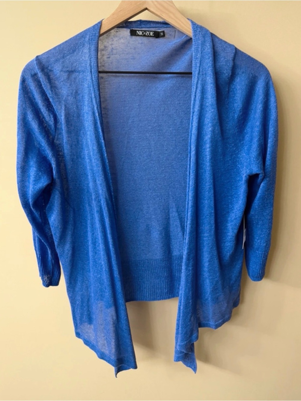 NWT - Nic+Zoe Linen Blend Lightweight Cardigan, Size M